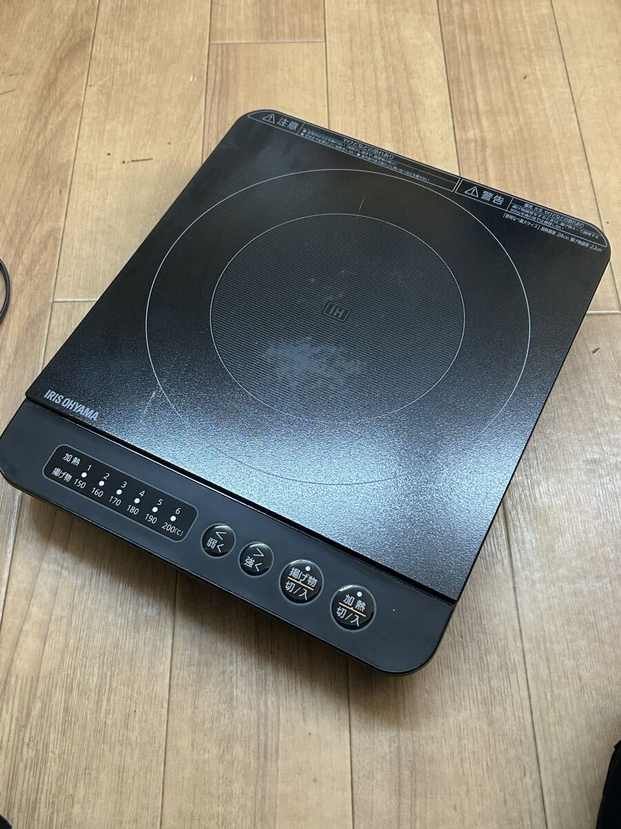 IRIS OHYAMA アイリスオーヤマ IHコンロ IHK-TK52-B AC100V 50/60Hz 1400W 2020年製 現状保管品拍卖