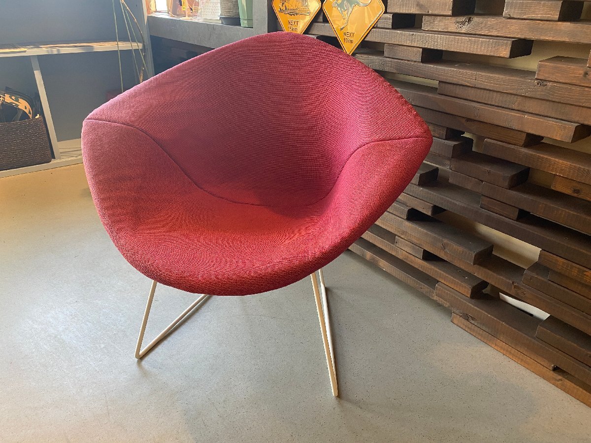 Knoll ノール ダイヤモンドチェア ハリー・ベルトイア ヴィンテージ ミッドセンチュリー 中古品拍卖