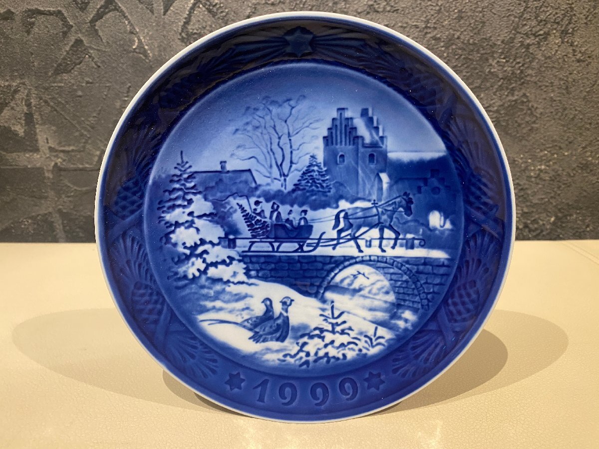 食器 ロイヤルコペンハーゲン イヤープレート 1999 コレクション 中古品 直接引取り者歓迎拍卖