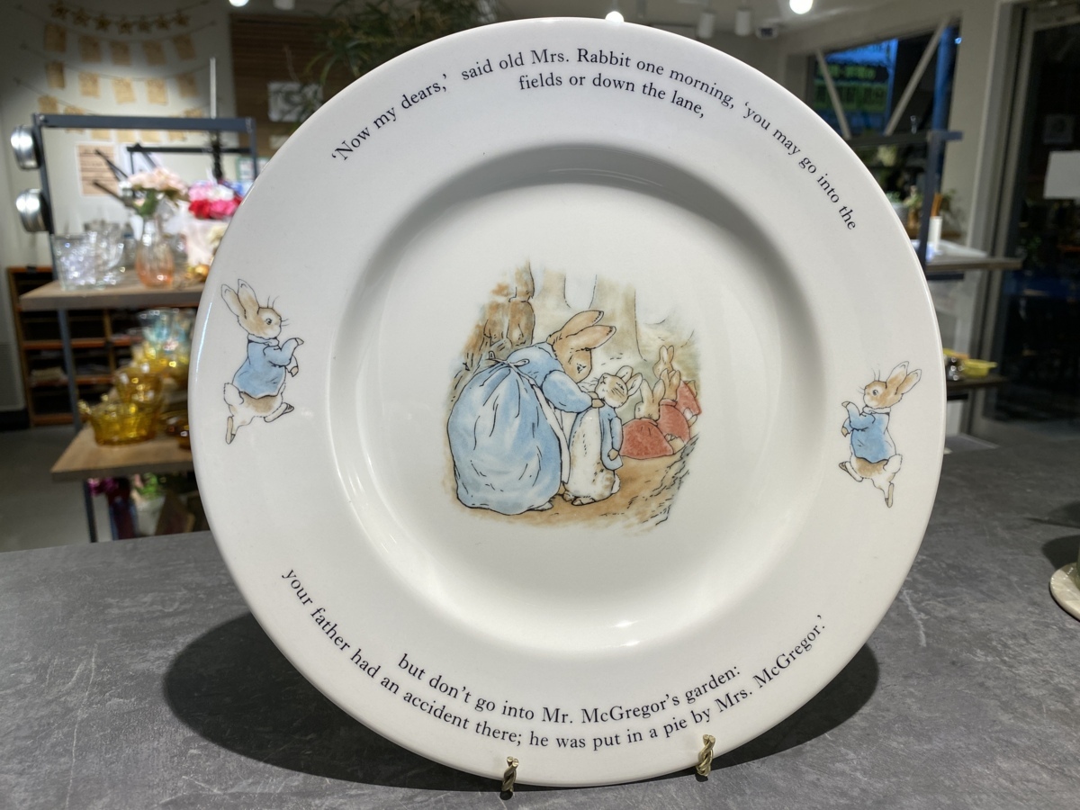 WEDGWOOD ウェッジウッド ピーターラビット プレート 陶磁器 USED品拍卖