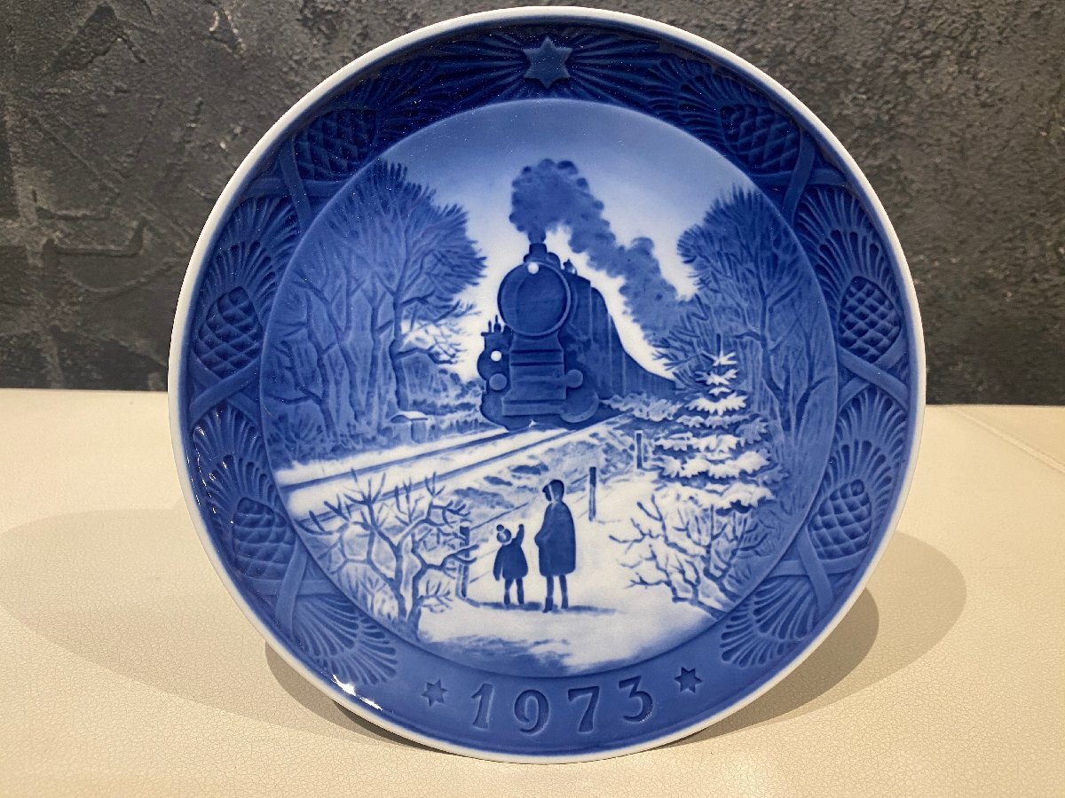 食器 ロイヤルコペンハーゲン イヤープレート 1973 コレクション 中古品 直接引取り者歓迎拍卖