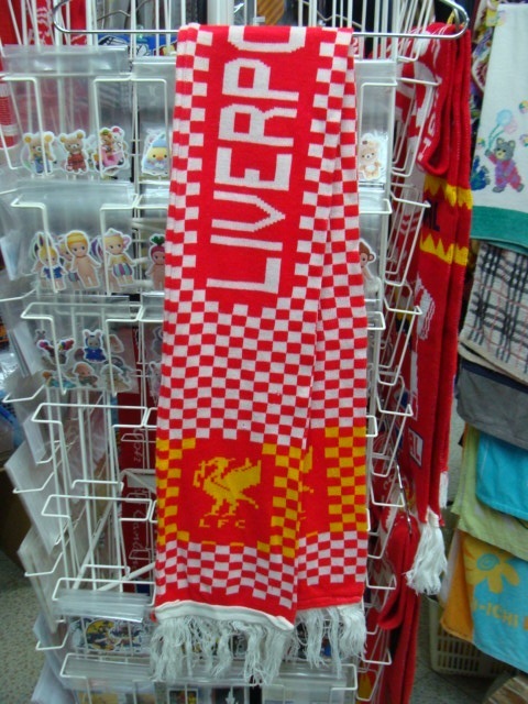 vintage リヴァプールFC サッカーマフラー (129×16) 拍卖