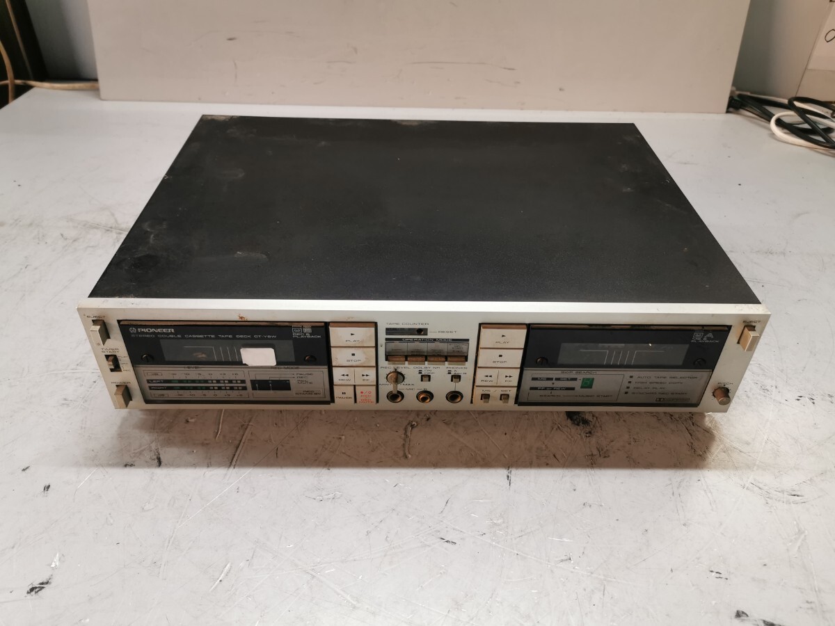 PIONEER CT-Y8W ダブルカセットデッキ ジャンク拍卖
