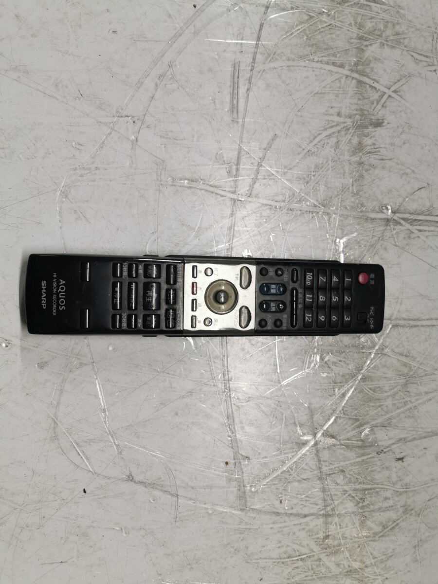 SHARP AQUOS リモコン ジャンク扱い拍卖