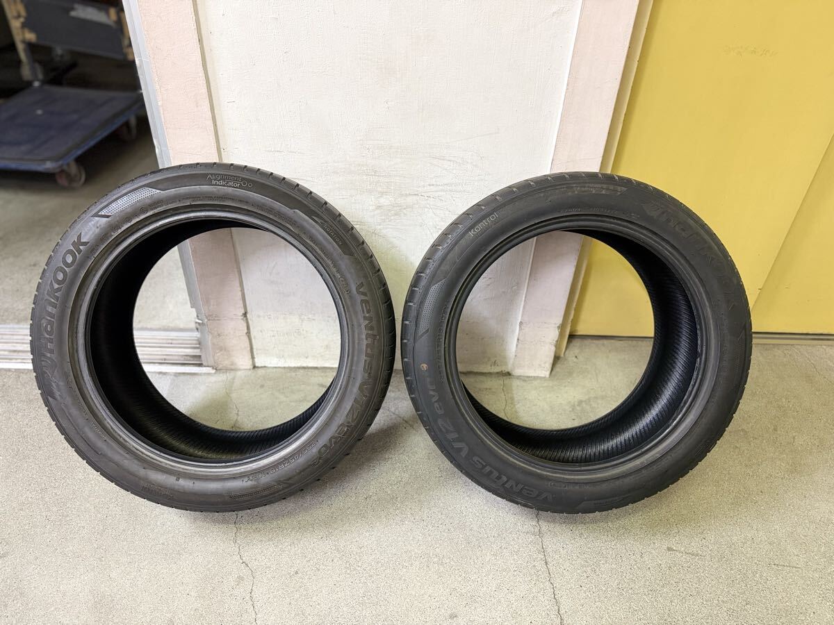 255/45ZR18 103Y hankook ventus V12 evo2 2本セット 19年製 6〜7部山拍卖