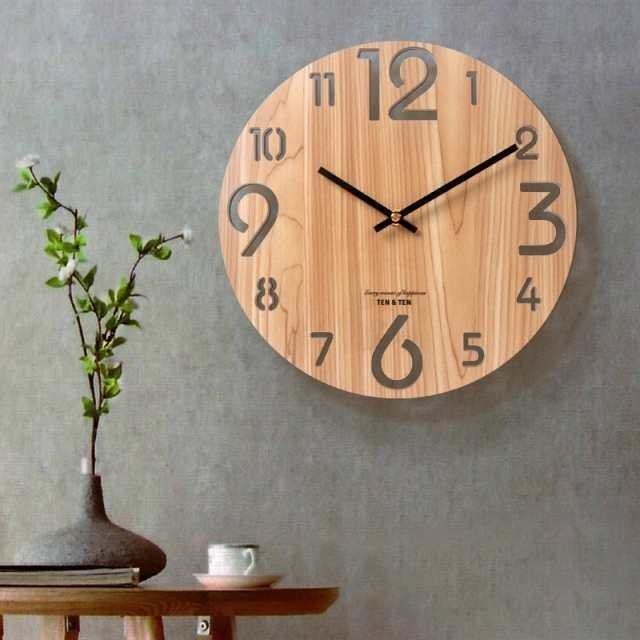 壁掛け時計 木製 掛け時計 時計 静音 北欧 レトロ 木目調 デジタル お洒落 プレゼント インテリア飾り カフェ おしゃれ拍卖