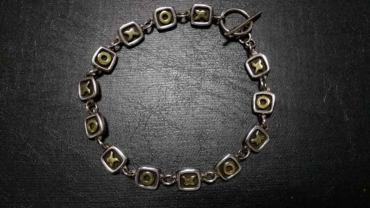 ☆【ファッション・アクセサリー】Far Fetched ジュエリー XOXO ミックスメタル トグルブレスレット/コレクション拍卖