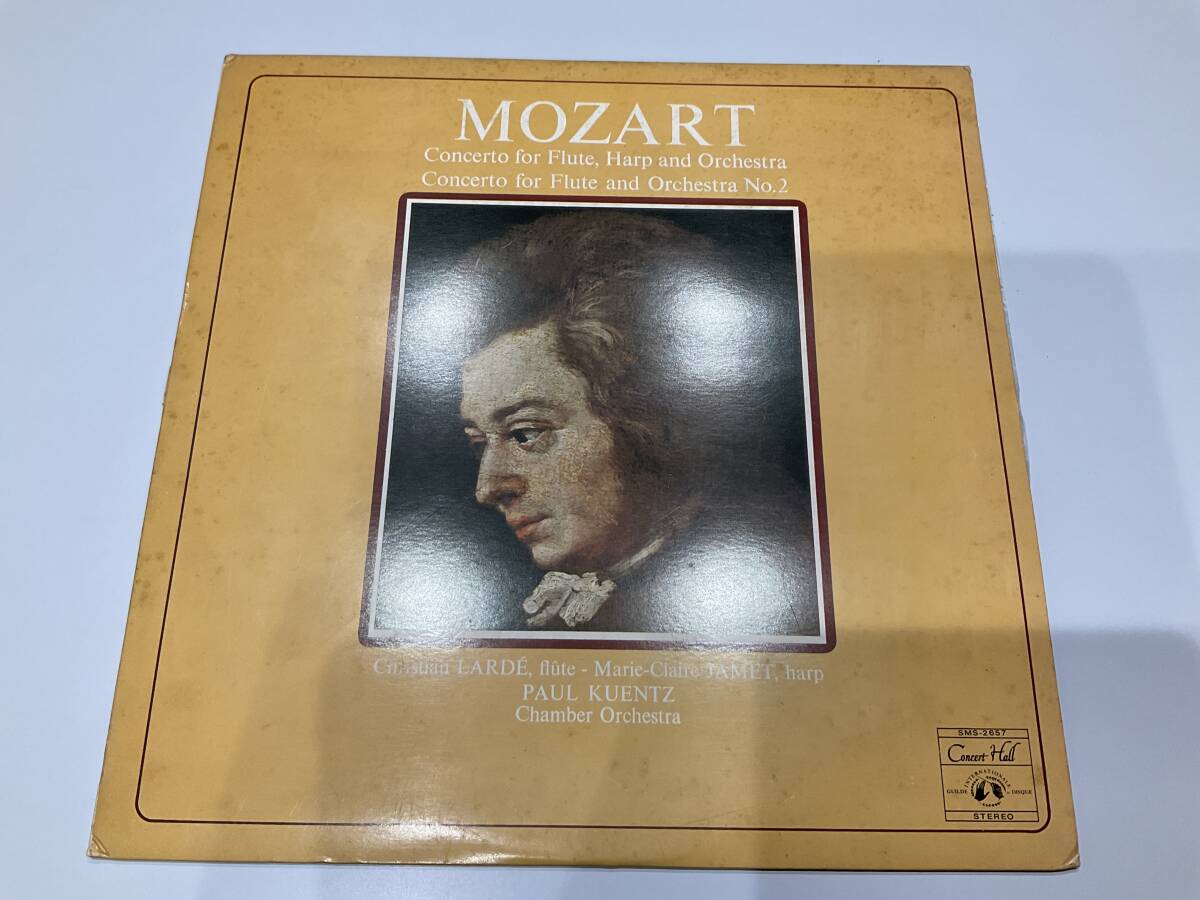 LP レコード ポール・クウェンツ室内管弦楽団/モーツァルト フルートとハープのための協奏曲 ハ長調 K.299 【G】拍卖