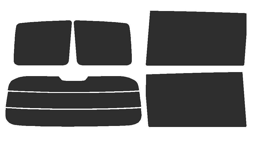 【AXISヤフオク!店】 SunTek 断熱スモーク05 デリカ D:5 リア用セット 高いプライバシー効果と断熱効果拍卖