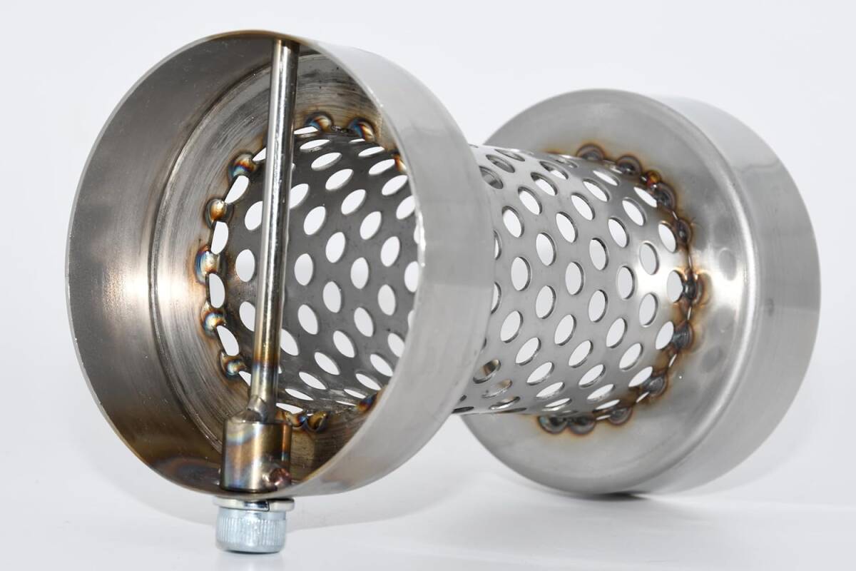 弾丸 70パイ 用 42.7 ゼロ時 縦ピン SUS ショート パンチング インナー サイレンサー バッフル 内径40ミリ 商品実寸外径67ミリ拍卖