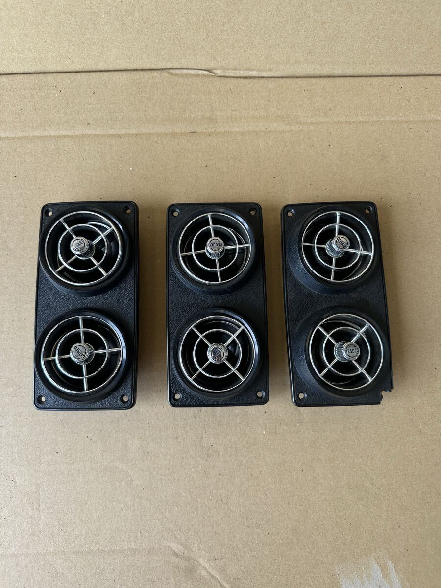 B187 路線バス 観光バス サロンバス メッキ クーラー エアコン 吹き出し口 3個 セット 拍卖