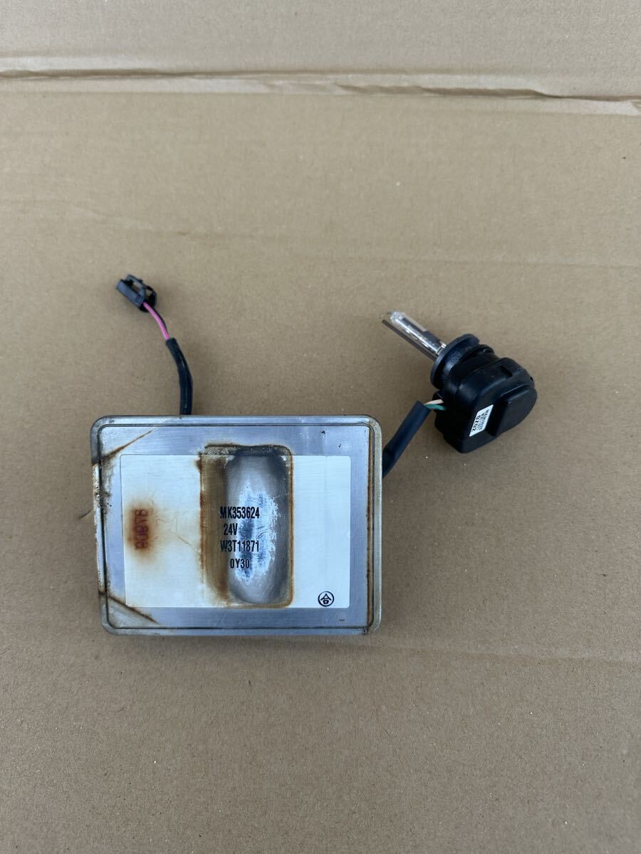 C59 三菱ふそう スーパーグレート QKG-FS54VZ HID バラスト バーナー セット MK353624 点灯確認済み 拍卖