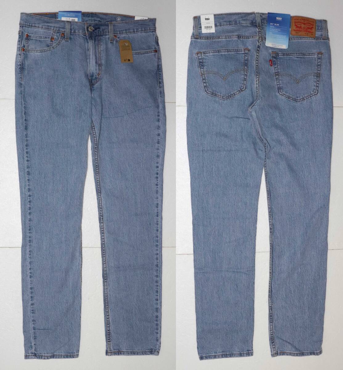 新品 リーバイス 04511-5876 W31 L32 511 スリムフィット インディゴ・ライトユーズド COOL ストレッチデニム Levi's #MR拍卖