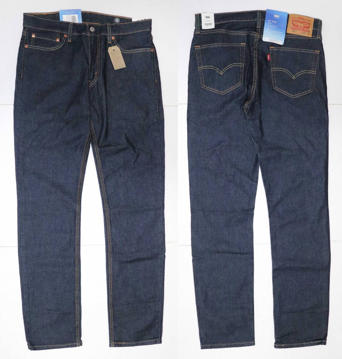 新品 リーバイス 04511-5877 W29 L32 511 スリムフィット インディゴ・リンス/濃紺 COOL ストレッチデニム Levis #MR拍卖