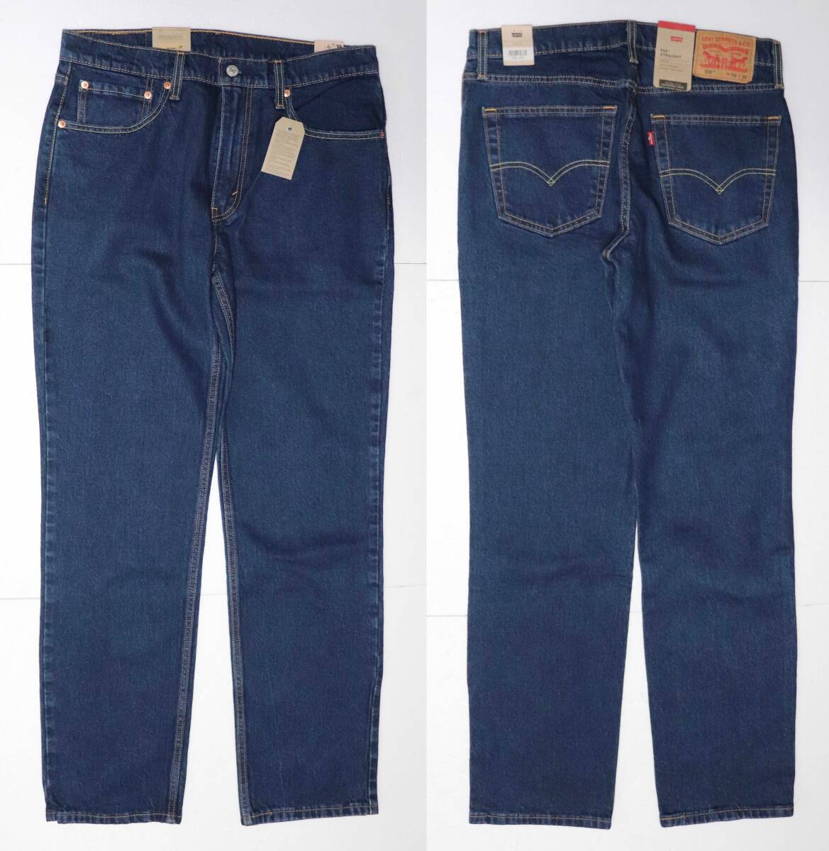 新品 リーバイス 50516-0069 W33 L32 516 ストレート インディゴ・ダークユーズド ストレッチデニム Levi's #拍卖