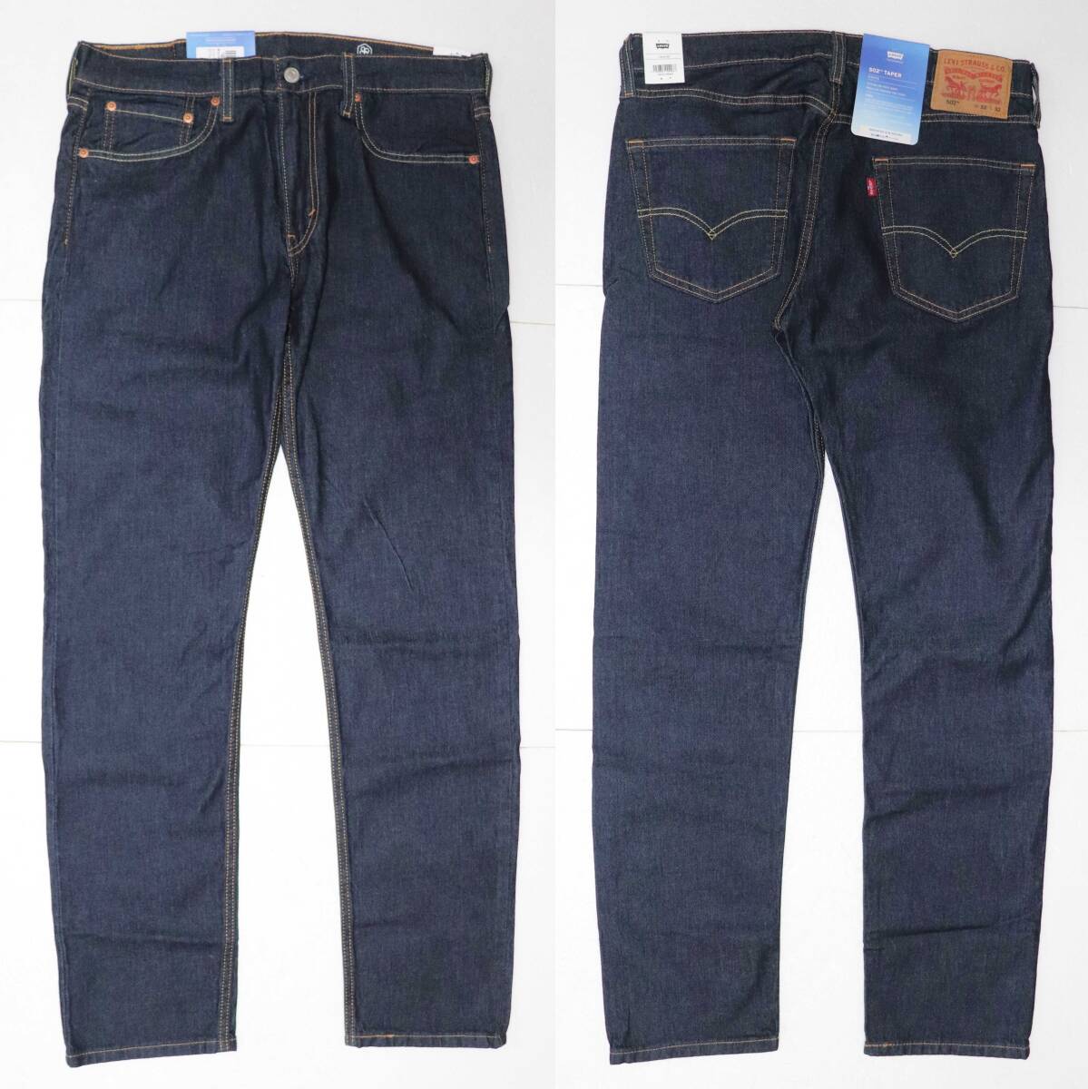 新品 リーバイス 29507-1513 W28 L32 502 レギュラーテーパード インディゴ・リンス/濃紺 COOL ストレッチデニム Levis #MR拍卖