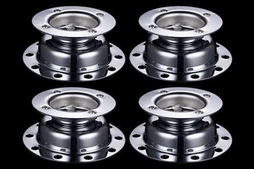 スーパーグレート 17/07/2000●大型19.5 JIS専用 4軸低床用 取付ブラケット金具&リアハブキャップ ホイールスピンナー :19.5-E,B×4拍卖