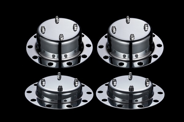 07ギガ&17ファイブスターギガ■大型22.5 ISO 取付ブラケット金具&リアハブキャップ 1デフ+ひきずり ホイールスピンナー :22.5B-10穴,B2拍卖