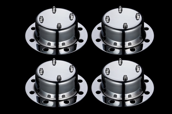 三菱ふそうスーパーグレート 17/07/2000●新品⇒大型22.5 ISO専用 ブラケット金具& 2デフ ホイールスピンナー ボルト8本 :22.5B-8穴B3拍卖