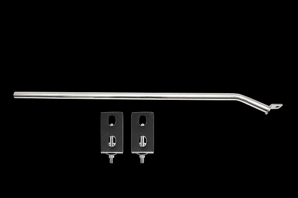 ●新品⇒アンテナステー 全長約1450mm φ38 取付角度90度 ルーフ取付金具2個付属 ステンレス 鏡面 ハイルーフ 無線 CB デコト;AA-3,AT-4拍卖