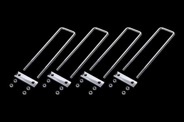 中型4t用 50cm●マニア必見●数量限定●新品⇒シャーシUボルト ステンレスUボルト4本セット 丸棒1.5cm 長さ50cm 4トン デコトラ:50-8×4拍卖