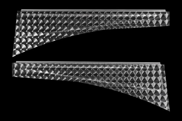 丸棒1.2cm巻き 両面ウロコ 紐だし●新品⇒17ファイブスターギガ ウインドウパネル 窓飾り ドア化粧板 ステンレス デコトラ:W-GⅡ拍卖