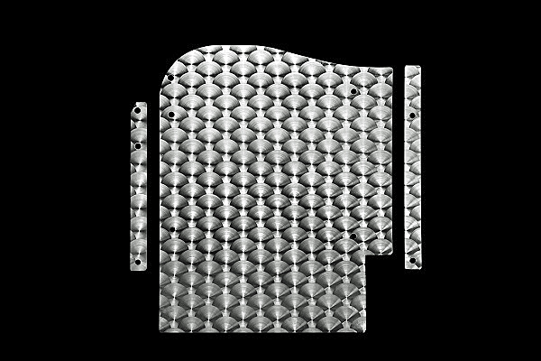 ●新品⇒17プロフィア 用キャブバックパネル ウロコ ステー付き 助手席側 寝台後ろ キャビン  デコトラ:PRO-1L拍卖