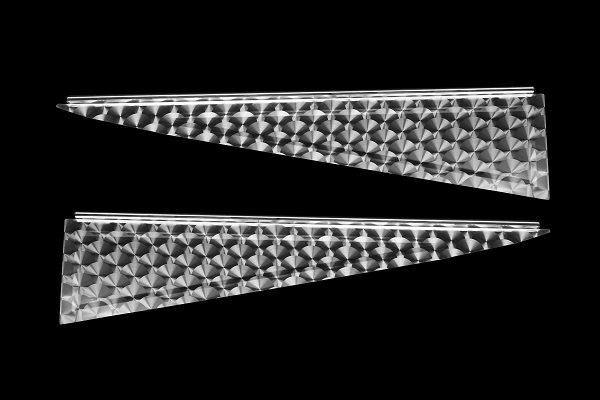 丸棒巻き 両面ウロコ 紐だし●新品⇒17パーフェクトクオン/07クオン ウインドウパネル 窓飾り ドア化粧板 ステンレス デコトラ:W-DⅡ拍卖