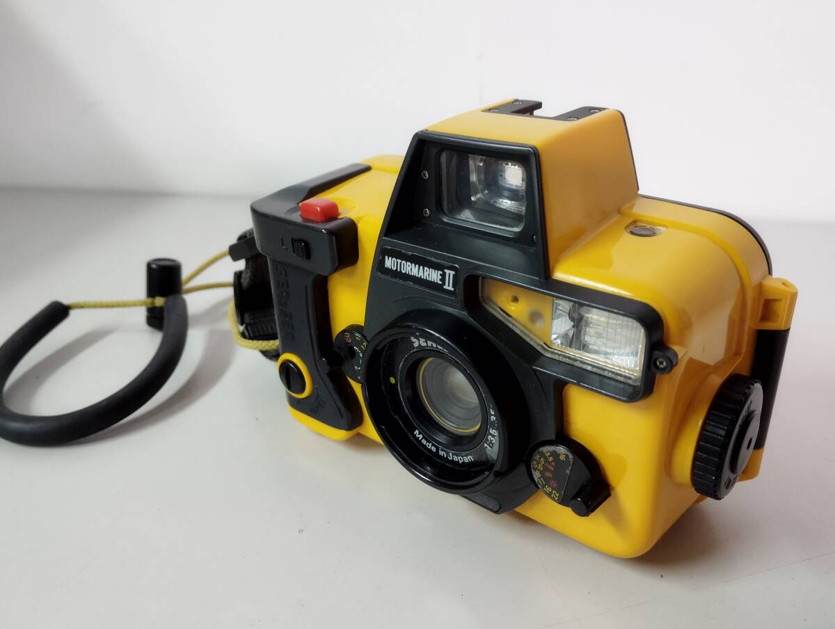 ★格安出品★水中カメラ SEA&SEA MOTORMARINEⅡ スキューバダイビング 海中撮影用 イエロー ジャンク品拍卖