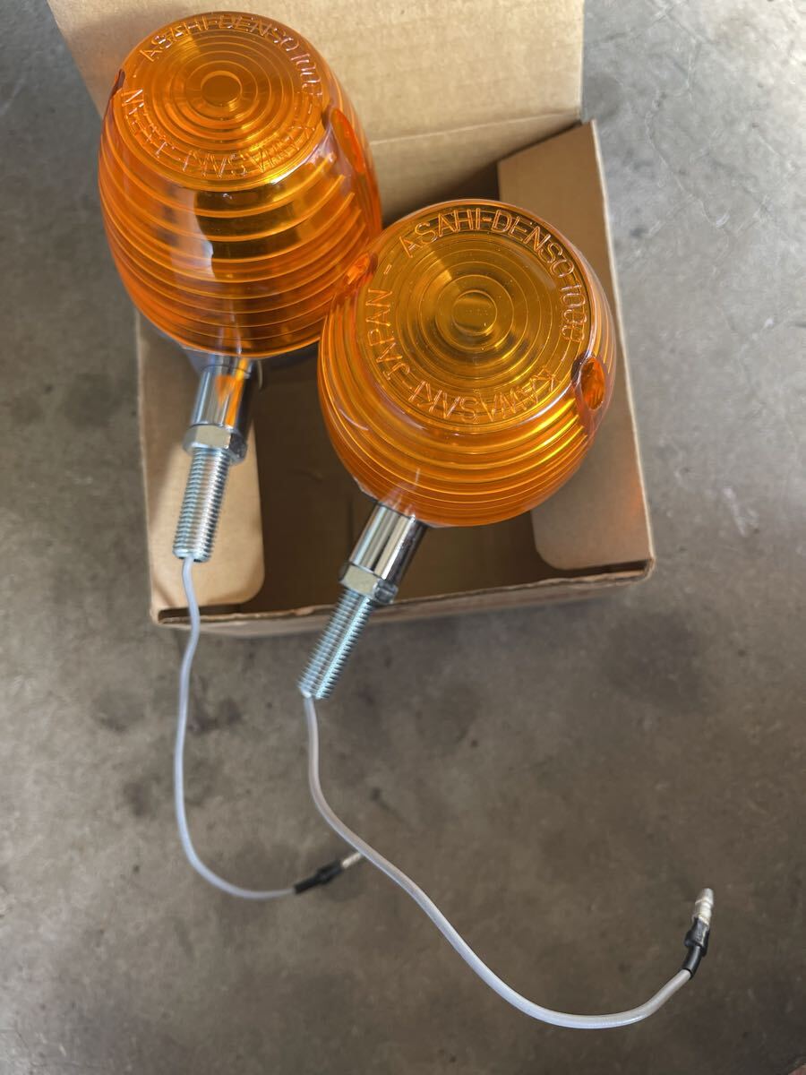 2475 送料600円!新品未使用!純正ウィンカー ウインカー 2個セットW1 500ss H1 マッハWIS WISA W3 650RS メグロKT カワサキ拍卖