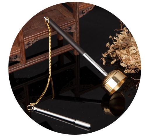 ◆新品◆おりん ミニ 携帯用 携行 伸縮式 りん棒 ◆ 収納袋 付き お墓参り 四国八十八ヶ所巡礼 お遍路 法事 厄除け 持ち運び拍卖