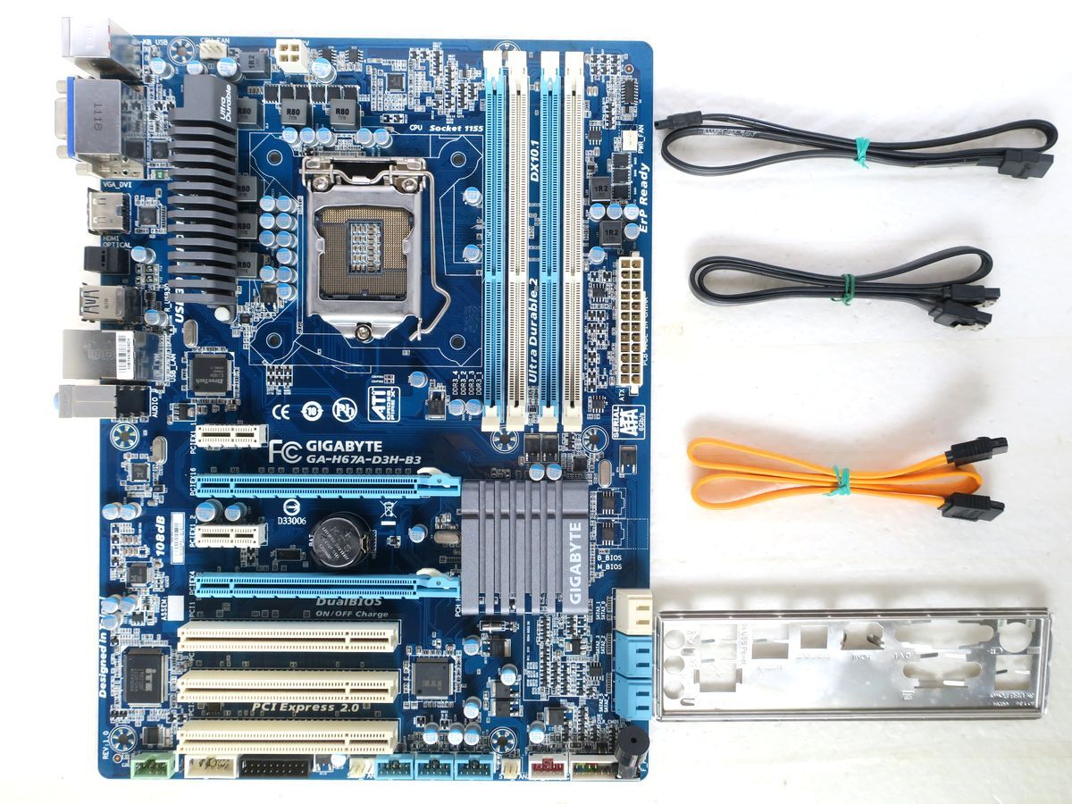 GIGABYTE GA-H67A-D3H-B3/LGA1155/DDR3/Intel H67/マザーボード■09拍卖