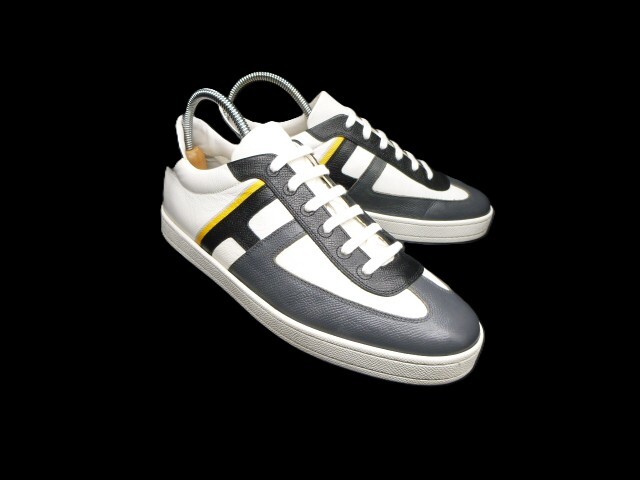 ◆本物保証◆エルメス/HERMES◆2024年(約15万円)◆メンズ◆ブーメラン/トレイル/レザー/スニーカー/シューズ/革/靴/27㎝前後(42)★極美品★拍卖