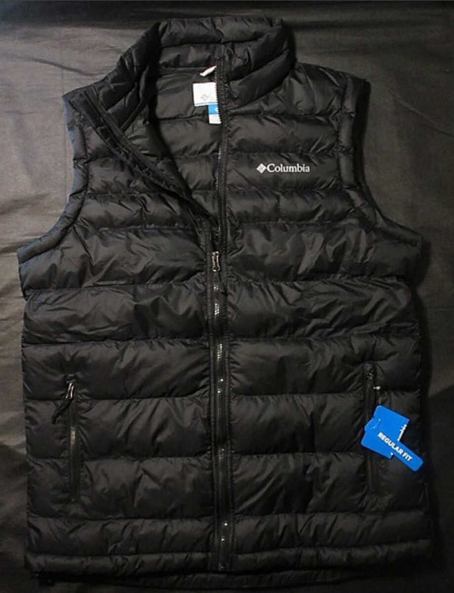 コロンビア 中綿ダウンベスト ベスト XL ブラック拍卖