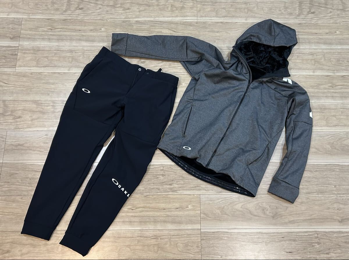 オークリー・防寒上下セット・ジャージ・ウインドブレーカー・中古超美品拍卖