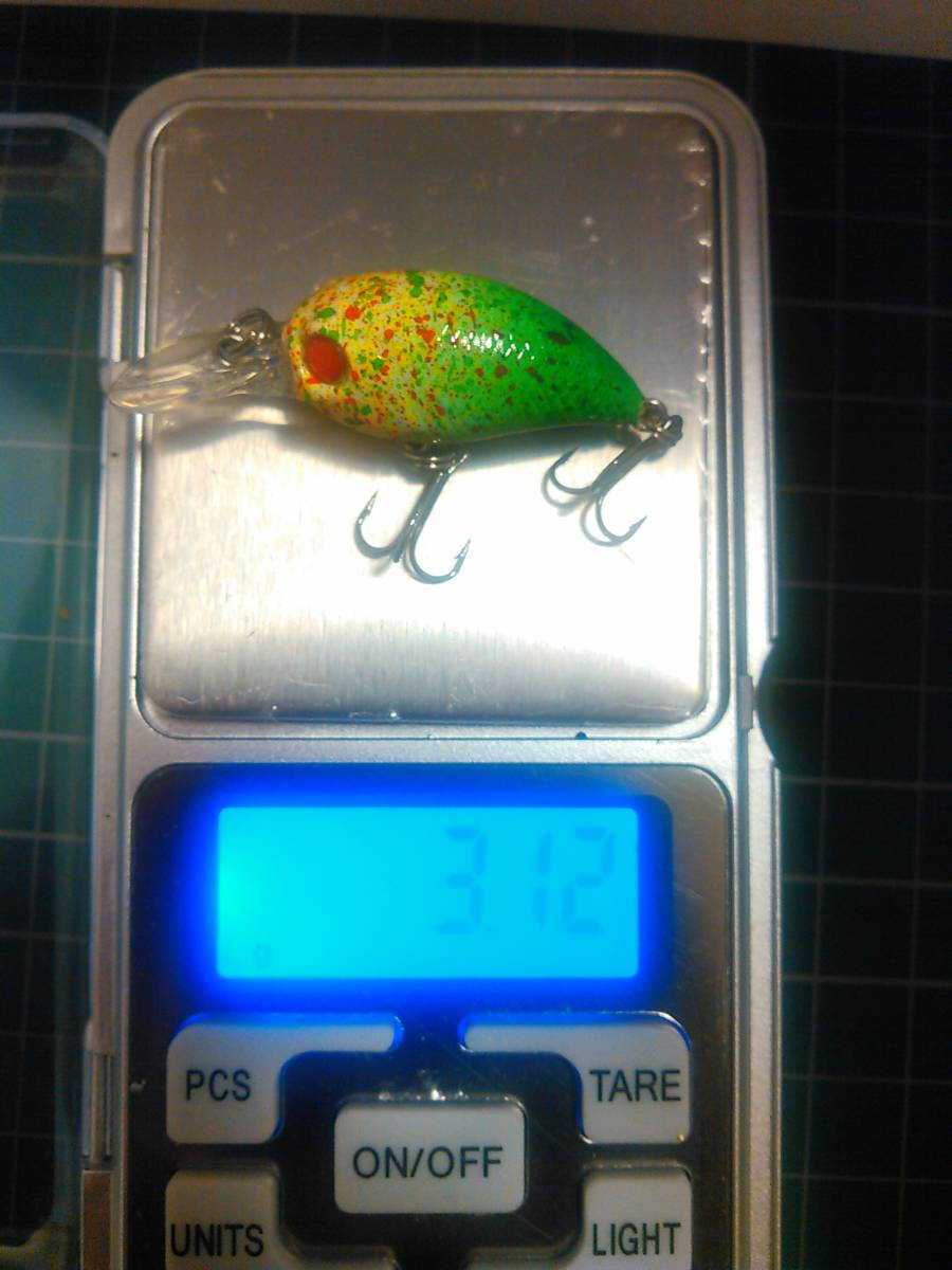 小型クランクベイト 50mm 3g カラー1 検)ハゼクランク トラウト 管理釣り場 野池 ブルーギル クラッピー ブラックバス ニゴイ スモール拍卖