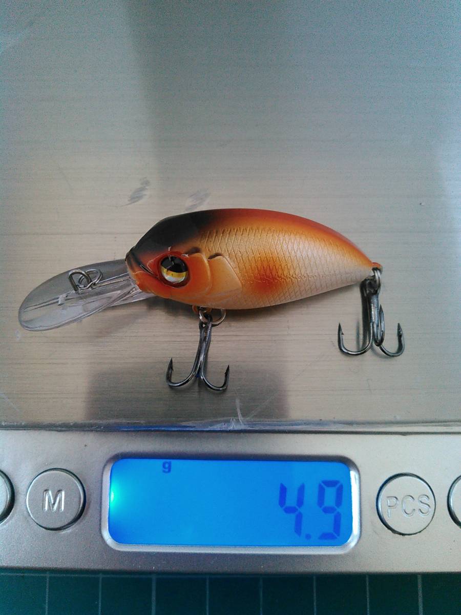小型クランクベイト 40mm 5g D 検)ハゼクランク 野池 ブラックバス シーバス 根魚 スモールマウス ワーミング トラウト 拍卖