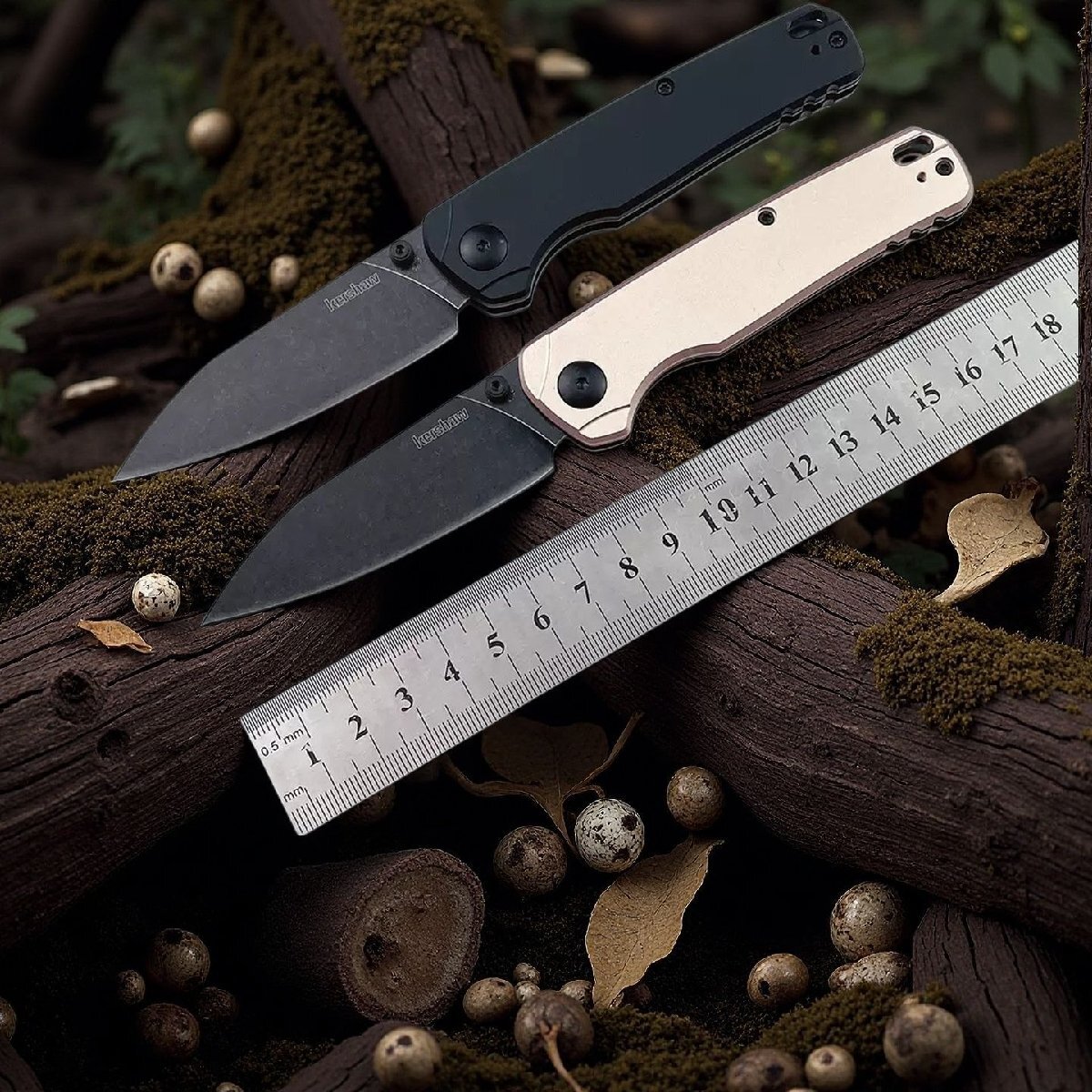 Kershaw6105 折りたたみナイフ サバイバルナイフ アウトドアナイフ 鋼製 薪割り キャンプ ハイキング 野外登山拍卖