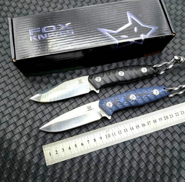 FX-529 鋼製 N690co サバイバルナイフ アウトドアナイフ 薪割り シース付き キャンプ ハイキング 野外登山拍卖