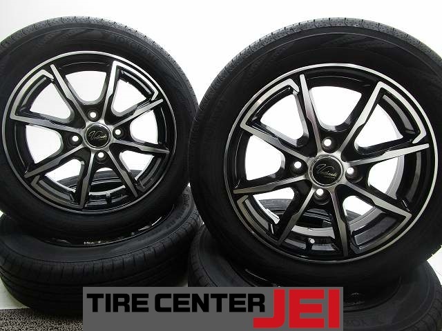 14インチ ヨコハマ 155/65R14 4.5J+45 軽自動車 2025年製 バリ溝 中古タイヤ 中古アルミホイール【4本セット】 送料無料(MA14-4576)拍卖