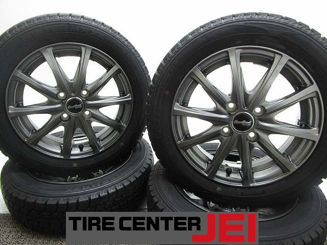 14インチ WM02 155/65R14 4.5J+45 100 軽自動車 中古タイヤアルミホイール【4本セット】 送料無料(SA14-4579)拍卖