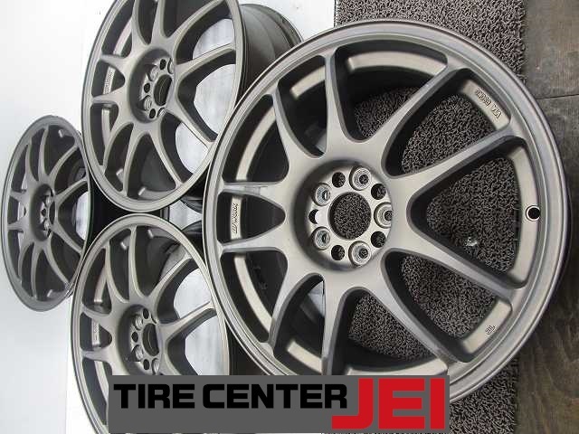 17インチ ワーク エモーション 7.5J+47 100 WORK プリウス 状態良好 美品 中古アルミホイール【4本セット】送料無料(A17-5550)拍卖