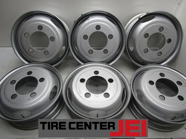 17.5インチ トピー TOPY 5.25 ET113 203.2 トラック ダイナ/トヨエース/デュトロ 中古ホイール【6本セット】送料無料(SW17.5-5553)拍卖