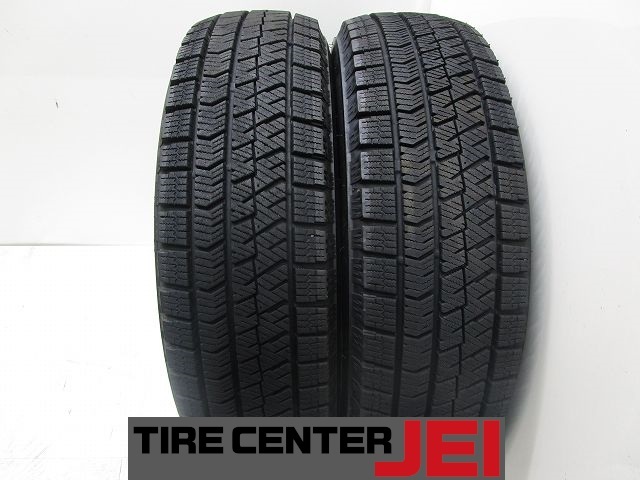 155-65R14 8.5分山 ブリヂストン ブリザックVRX2 2021年製 中古スタッドレスタイヤ【2本】送料無料(S14-8167)拍卖