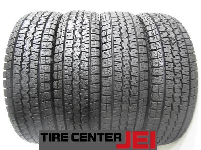 165-80R14 97/95N LT 9分山 ダンロップ ウィンターマックス 2021年製 中古スタッドレスタイヤ【4本】送料無料(S14-8162)拍卖