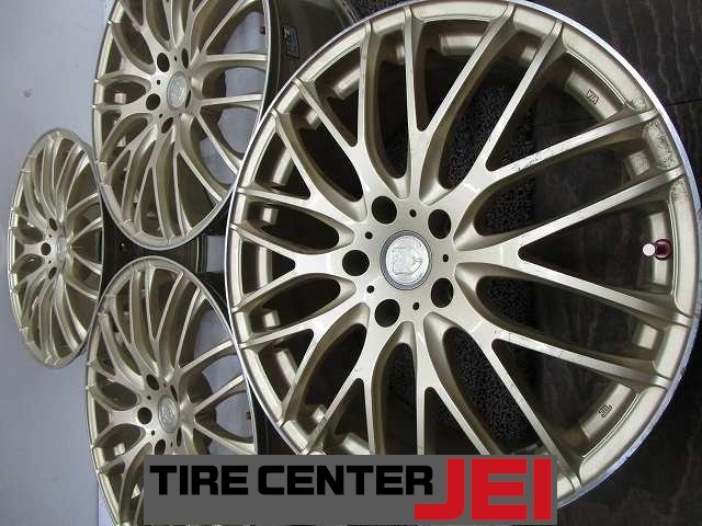 19インチ レアマイスター プレミックス 8J+43 114.3 アルファード/ヴェルファイア 中古アルミホイール【4本セット】送料無料(A19-5489)拍卖