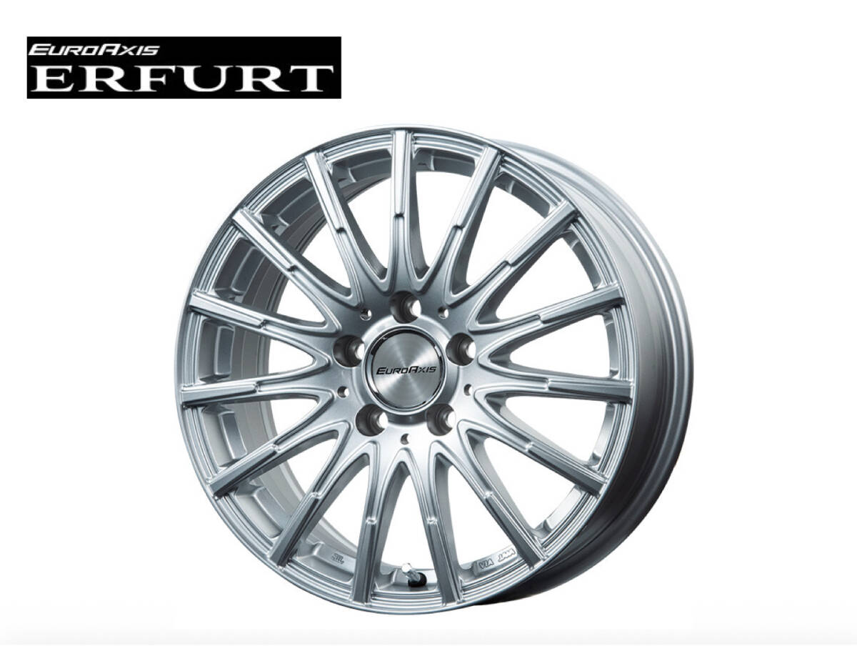 ユーロアクシス エアフルト ホイール 7.0×17 ET48 5/112 66.5 Mercedes Benz C117 CLA-Class 17インチ CLA180 CLA250 4本拍卖