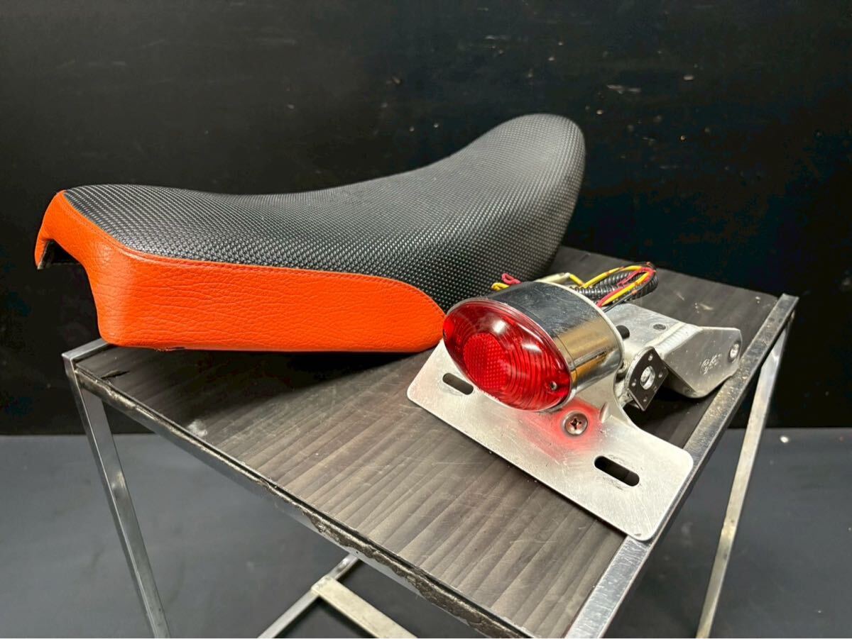 ▲14 モンキー青CB750KカラーAB27Gクラフト カスタム シートMXディンプル美品アルミステー テールランプSETDAX ヨシムラ 早矢仕 jrp SP忠男拍卖