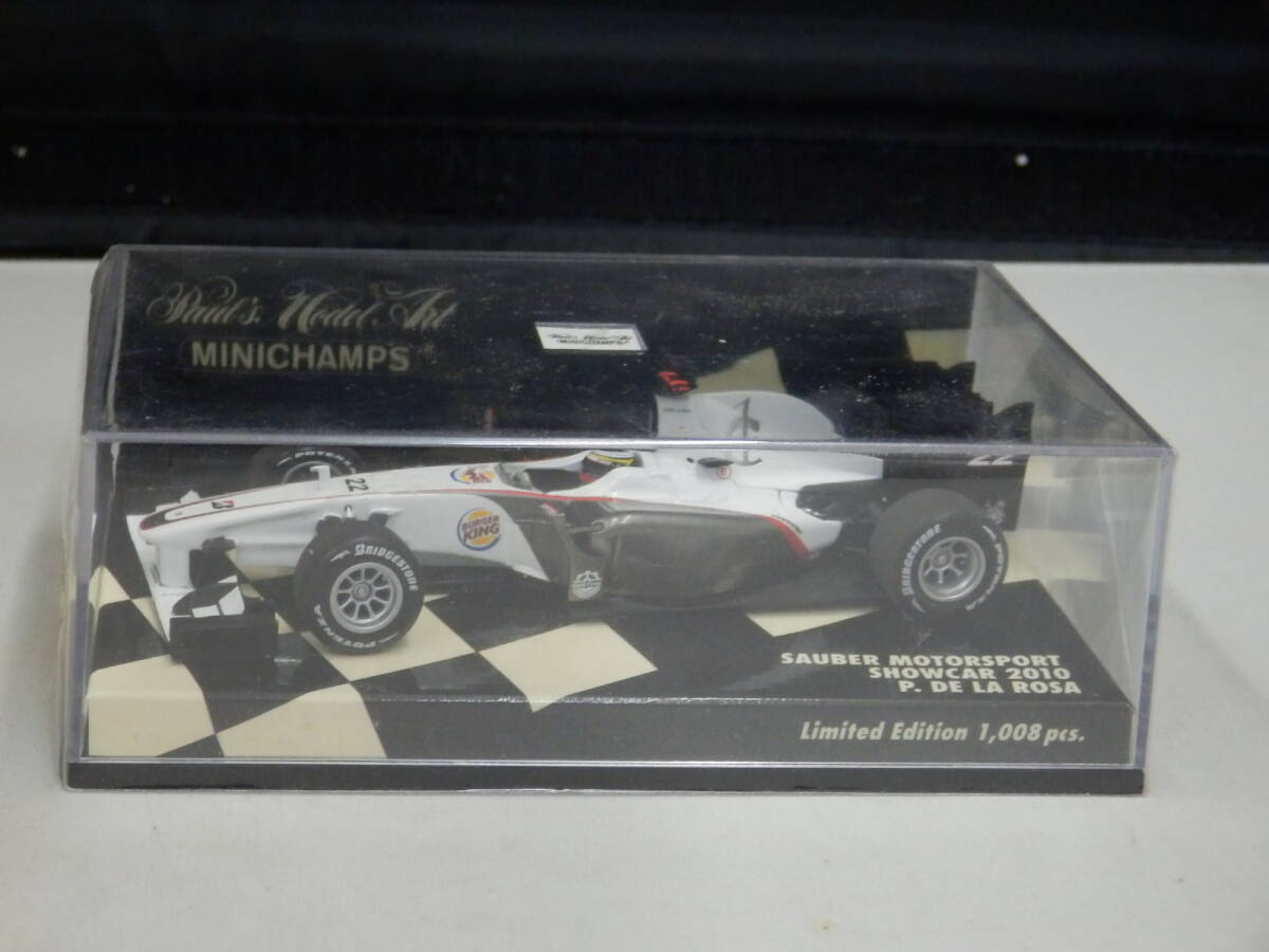 MINICHAMPS SAUBER MOTORSPORT SHOWCAR 2010 P.DE LA ROSA F1 限定 ミニチャンプス ザウバー F1 P.デ ラ ロサ ショーカー 2010 1/43拍卖