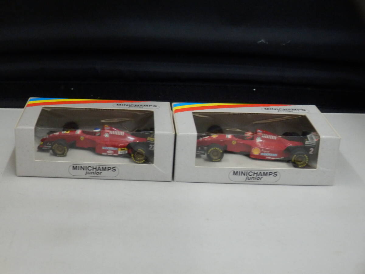 ミニチャンプス ジュニア フェラーリ F1 2台セット ALESI&LRVINE FERRARI MINICHAMPS JUNIOR拍卖